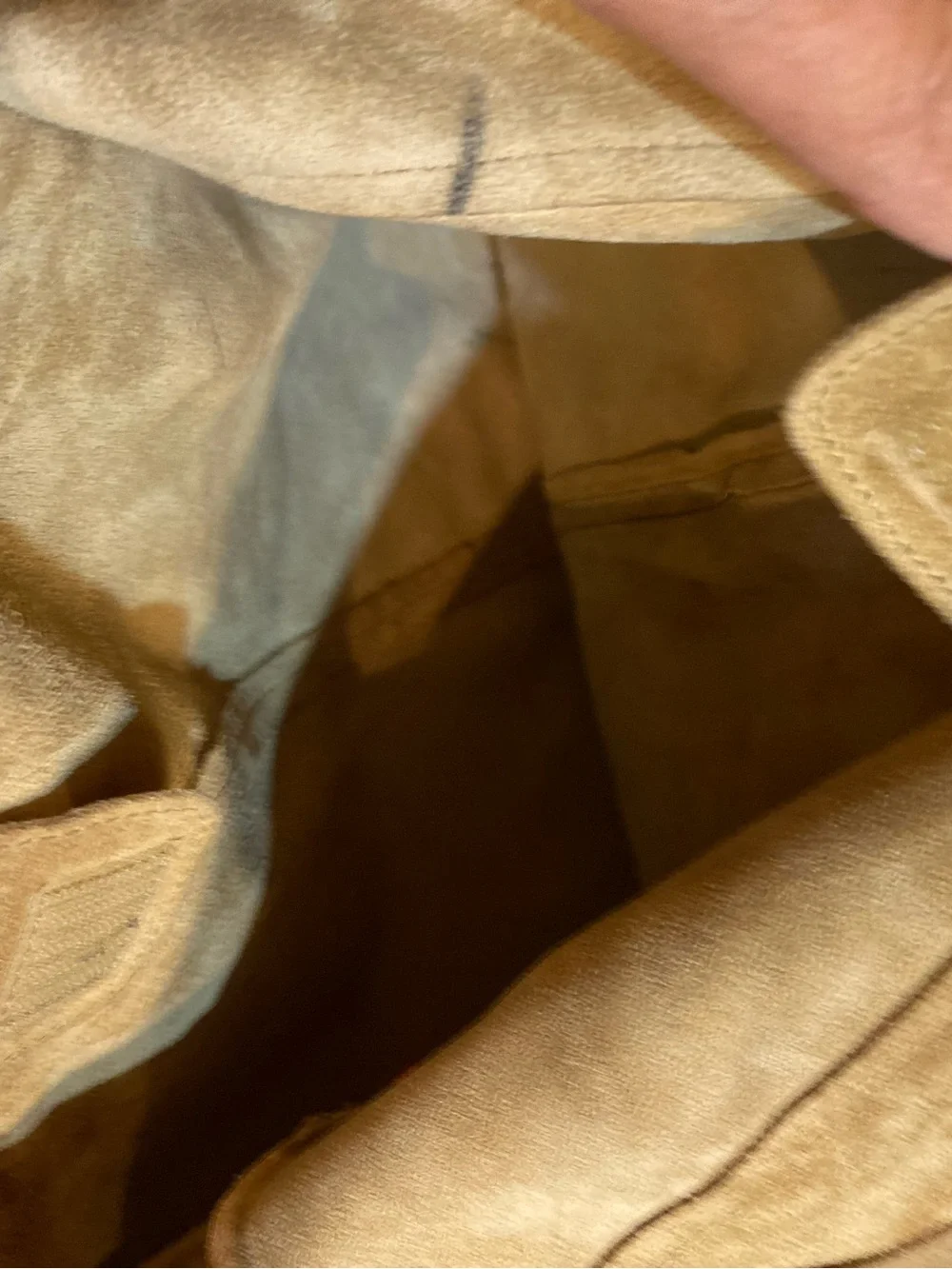 Source Unknown Suede Hobo Bag in Brown